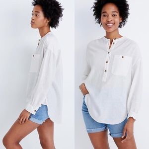 SOLD✨ Madewell •Novella Popover Tunic Top